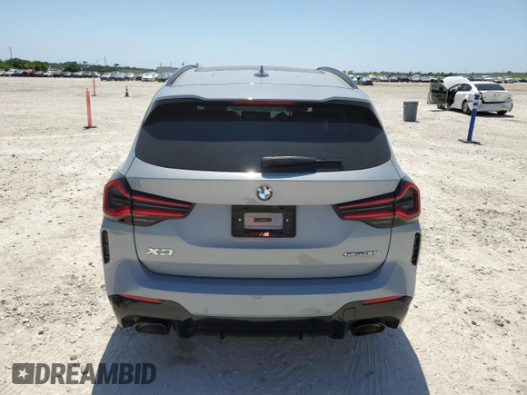 2024 BMW X3 sDrive30i z VIN 5UX43DP0XR9X30530, wystawiony jako Copart lot #53082015 z przebiegiem 10 748 mil mil oraz Szkoda całkowita • Salvage title. Historia ofert i sprzedaży dostępna na DreamBid. Obrazek 6.