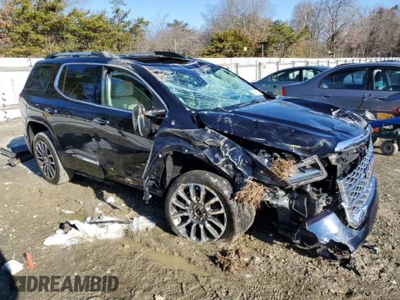 2021 GMC Acadia Denali with VIN 1GKKNXLS9MZ223742, listed as a Copart auction lot 44732335 with 54,007 mi miles and Salvage title. Bid and sale history available at DreamBid. Image 4.
