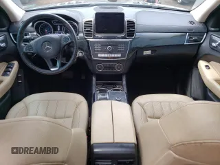 2017 Mercedes-Benz GLS 450 with VIN 4JGDF6EE4HA954520, listed as a Copart auction lot 58575915 with 123,218 mi miles and Salvage title. Bid and sale history available at DreamBid. Image 8.