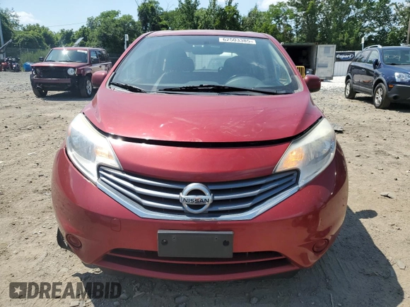 2014 Nissan Note S Plus with VIN 3N1CE2CP6EL436822, listed as a Copart auction lot 62503385 with 157,644 mi miles and Clean title. Bid and sale history available at DreamBid. Image 5.