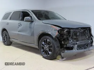 2020 Dodge Durango GT Plus with VIN 1C4RDHDG5LC130263, listed as a Copart auction lot 55143725 with 34,595 mi miles and Salvage Title. Bid and sale history available at carsss.com. Image 1.