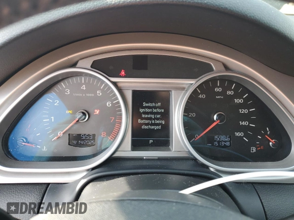 2015 Audi Q7 Vorsprung Edition with VIN WA1WGCFE2FD022264, listed as a Copart auction lot 52585555 with 151,348 mi miles and Clean title. Bid and sale history available at DreamBid. Image 9.
