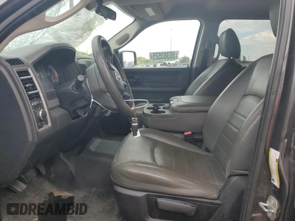 2017 Ram 2500 Tradesman with VIN 3C6TR4HT4HG771097, listed as a Copart auction lot 55383525 with 117,811 mi miles and Salvage title. Bid and sale history available at DreamBid. Image 7.