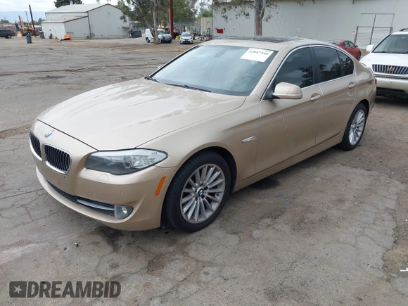 2011 BMW 5 Series 535i with VIN WBAFR7C58BC605804, listed as a IAAI auction lot 42047548 with 147,833 mi miles and . Bid and sale history available at carsss.com. Image 2.