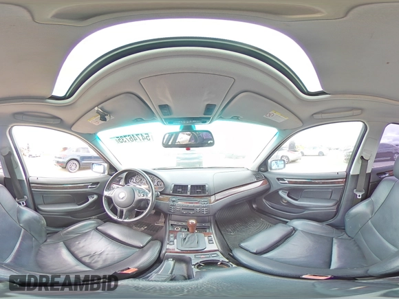 2004 BMW 3 Series 330xi with VIN WBAEW534X4PN33452, listed as a Copart auction lot 54746735 with 135,729 mi miles and Salvage title. Bid and sale history available at DreamBid. Image 14.