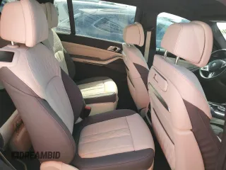 2024 BMW X7 M60i with VIN 5UX33EM04R9S50411, listed as a Copart auction lot 76962074 with 0 mi miles and Salvage Title. Bid and sale history available at carsss.com. Image 11.