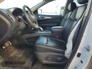 2017 Nissan Pathfinder SV with VIN 5N1DR2MM7HC610550, listed as a Copart auction lot 87195714 with 54,066 mi miles and Salvage Title. Bid and sale history available at carsss.com. Image 7.