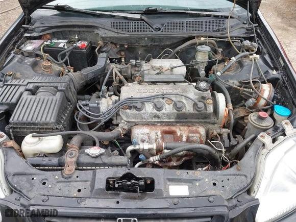 1997 Honda Civic EX with VIN 1HGEJ8242VL044722, listed as a IAAI auction lot 42045941 with 266,481 mi miles. Bid and sale history available at carsss.com. Image 10.