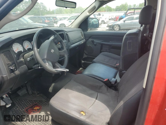2005 Dodge 1500 ST with VIN 1D7HA16KX5J558184, listed as a Copart auction lot 56404735 with Not Provided miles and Clean Title. Bid and sale history available at DreamBid. Image 7.