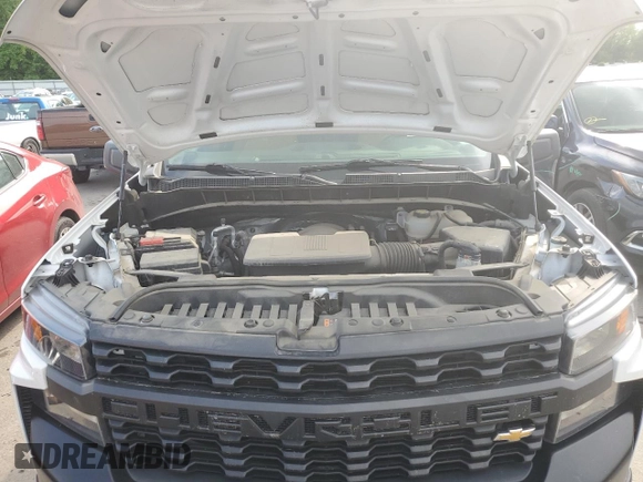 2020 Chevrolet Silverado 1500 Work Truck with VIN 1GCRYAEH2LZ357443, listed as a Copart auction lot 55272974 with 69,419 mi miles and Salvage Title. Bid and sale history available at carsss.com. Image 11.
