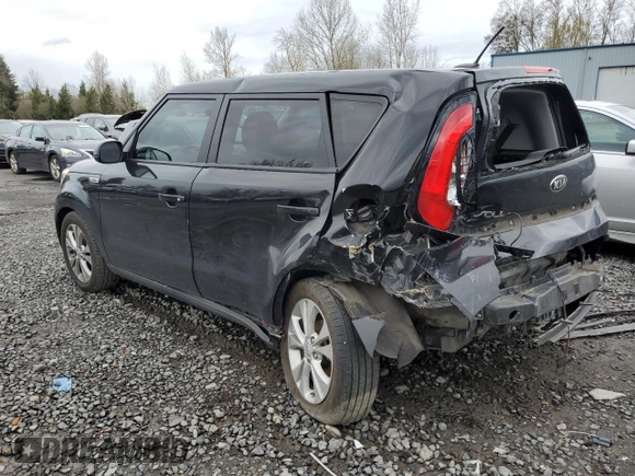 2016 Kia Soul + with VIN KNDJP3A53G7343074, listed as a Copart auction lot 50880055 with 59,611 mi miles and Salvage Title. Bid and sale history available at carsss.com. Image 2.