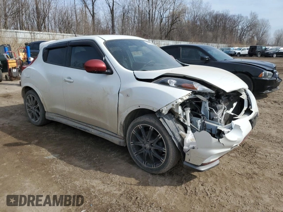 2014 Nissan Juke SL with VIN JN8AF5MV9ET366412, listed as a Copart auction lot 48755425 with 112,357 mi miles and Non Repairable. Bid and sale history available at carsss.com. Image 4.