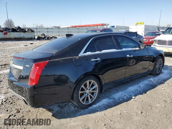 2019 Cadillac CTS Sedan Luxury RWD with VIN 1G6AR5SS6K0100177, listed as a Copart auction lot 45105415 with 117,013 mi miles and Clean Title. Bid and sale history available at carsss.com. Image 3.