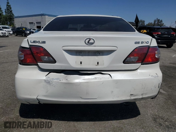 2003 Lexus ES 300 with VIN JTHBF30G130108328, listed as a Copart auction lot 51661795 with 138,204 mi miles and Salvage Title. Bid and sale history available at DreamBid. Image 6.