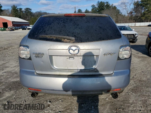 2007 Mazda CX-7 Sport with VIN JM3ER293770109948, listed as a Copart auction lot 84352824 with 87,693 mi miles and Non Repairable. Bid and sale history available at carsss.com. Image 6.