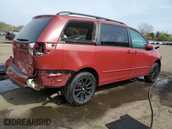 2004 Toyota Sienna XLE with VIN 5TDBA22CX4S008957, listed as a Copart auction lot 54253945 with 142,716 mi miles and Salvage Title. Bid and sale history available at DreamBid. Image 3.