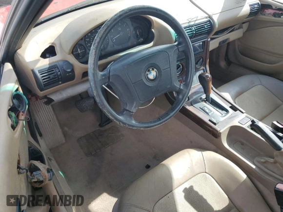 1997 BMW 3 Series 2.8L with VIN 4USCJ3322VLC01393, listed as a Copart auction lot 85528534 with 0 mi miles and Salvage Title. Bid and sale history available at carsss.com. Image 8.