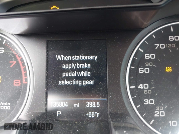 2015 Audi A4 Premium with VIN WAUBFAFL4FA058837, listed as a IAAI auction lot 41907805 with 135,804 mi miles. Bid and sale history available at carsss.com. Image 15.