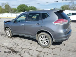 2016 Nissan Rogue SV with VIN KNMAT2MV9GP671536, listed as a Copart auction lot 53640395 with 68,646 mi miles and Salvage Title. Bid and sale history available at carsss.com. Image 2.