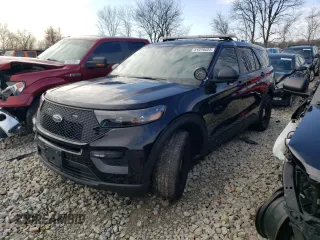 2024 Ford Police Interceptor Utility z VIN 1FM5K8AB4RGA48597, wystawiony jako Copart lot #81979424 z przebiegiem 9858 mil mil oraz Szkody całkowita. Historia ofert i sprzedaży dostępna na DreamBid. Obrazek 1.