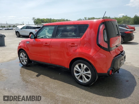 2016 Kia Soul + with VIN KNDJP3A52G7861368, listed as a Copart auction lot 54333335 with 91,454 mi miles and Salvage Title. Bid and sale history available at carsss.com. Image 2.
