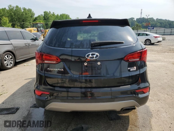 2017 Hyundai Santa Fe 2.4L with VIN 5NMZTDLB9HH030080, listed as a Copart auction lot 57267985 with 67,149 mi miles and Non repairable. Bid and sale history available at DreamBid. Image 6.