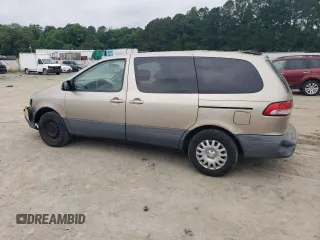 2001 Toyota Sienna CE with VIN 4T3ZF19C21U337517, listed as a Copart auction lot 57107654 with 199,496 mi miles and Salvage Title. Bid and sale history available at carsss.com. Image 2.