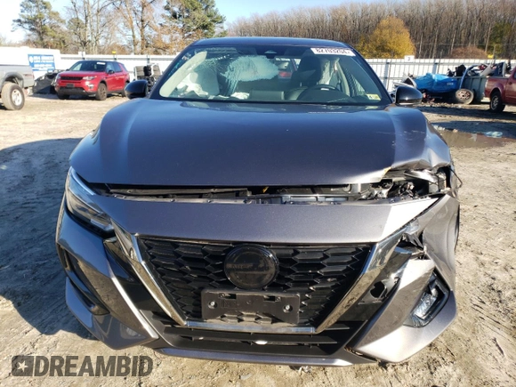 2021 Nissan Sentra SR with VIN 3N1AB8DV9MY330639, listed as a Copart auction lot 82703204 with 23,044 mi miles and Salvage Title. Bid and sale history available at DreamBid. Image 5.