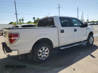 2014 Ford F-150 XL with VIN 1FTFW1CT4EKF14885, listed as a Copart auction lot 49716315 with 166,468 mi miles and Salvage Title. Bid and sale history available at carsss.com. Image 3.