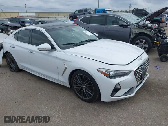 2019 Genesis G70 Advanced with VIN KMTG34LA8KU027252, listed as a IAAI auction lot 41697822 with 130,086 mi miles and . Bid and sale history available at DreamBid. Image 1.