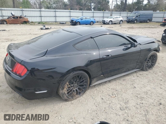 2017 Ford Mustang V6 with VIN 1FA6P8AM5H5271176, listed as a Copart auction lot 48754635 with 91,658 mi miles and Salvage Title. Bid and sale history available at carsss.com. Image 3.