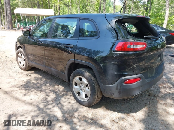 2015 Jeep Cherokee Sport z VIN 1C4PJLAB8FW547813, wystawiony jako IAAI lot #42150186 z przebiegiem 128 121 mil mil oraz . Historia ofert i sprzedaży dostępna na DreamBid. Obrazek 3.