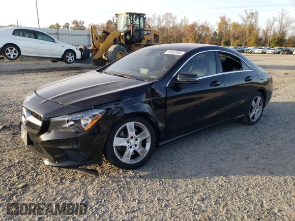 2015 Mercedes-Benz CLA 250 with VIN WDDSJ4EB9FN282034, listed as a Copart auction lot 76542583 with 108,279 mi miles and . Bid and sale history available at DreamBid. Image 1.