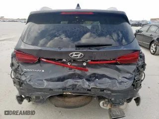 2022 Hyundai Santa Fe SEL with VIN 5NMS24AJ8NH408299, listed as a Copart auction lot 50214955 with 28,459 mi miles and Salvage Title. Bid and sale history available at carsss.com. Image 6.