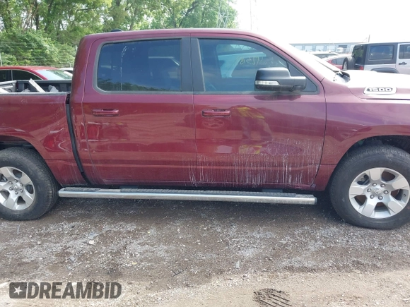 2022 Ram 1500 Lone Star with VIN 1C6RREFM1NN254323, listed as a IAAI auction lot 42378912 with 455 mi miles and . Bid and sale history available at DreamBid. Image 13.