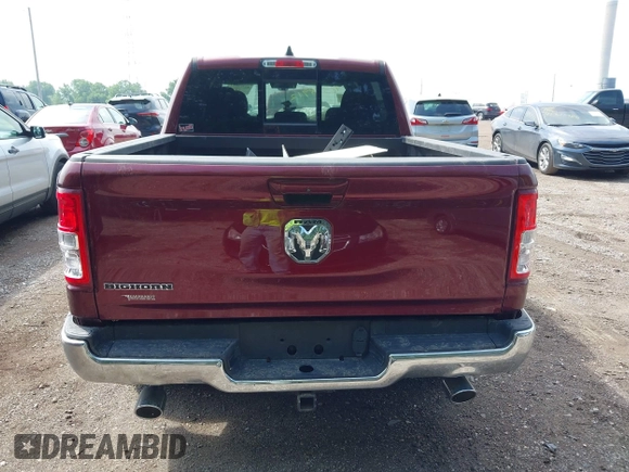 2022 Ram 1500 Lone Star with VIN 1C6RREFM1NN254323, listed as a IAAI auction lot 42378912 with 455 mi miles and . Bid and sale history available at DreamBid. Image 16.