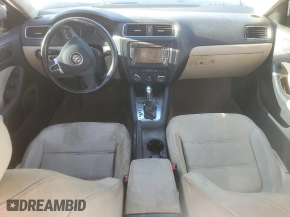 2012 Volkswagen Jetta Sedan SE w/Convenience & Sunroof with VIN 3VWDX7AJ6CM383180, listed as a Copart auction lot 84595134 with 0 mi miles and Salvage Title. Bid and sale history available at carsss.com. Image 8.