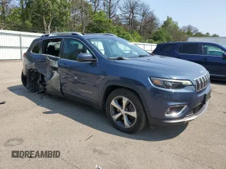 2019 Jeep Cherokee Limited with VIN 1C4PJMDX6KD413093, listed as a Copart auction lot 62655025 with 50,883 mi miles and Salvage title. Bid and sale history available at DreamBid. Image 4.