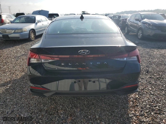 2023 Hyundai Elantra SEL with VIN KMHLS4AG8PU554489, listed as a Copart auction lot 51173825 with 15,437 mi miles and Non Repairable. Bid and sale history available at carsss.com. Image 6.