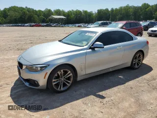 2018 BMW 4 Series 430i xDrive z VIN WBA4Z3C56JEC47835, wystawiony jako Copart lot #59379125 z przebiegiem 159 907 mil mil oraz Szkoda całkowita • Salvage title. Historia ofert i sprzedaży dostępna na DreamBid. Obrazek 1.