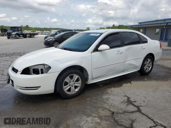 2012 Chevrolet Impala LS Fleet with VIN 2G1WF5E34C1216542, listed as a Copart auction lot 55216385 with 215,674 mi miles and Salvage Title. Bid and sale history available at DreamBid. Image 1.