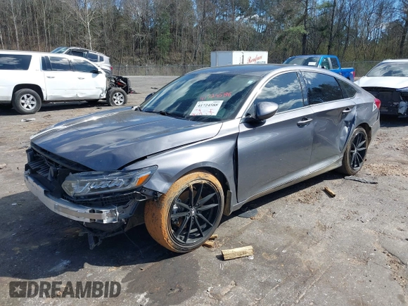 2019 Honda Accord Sedan Sport 1.5T with VIN 1HGCV1F37KA148067, listed as a IAAI auction lot 41724588 with 91,659 mi miles. Bid and sale history available at carsss.com. Image 18.
