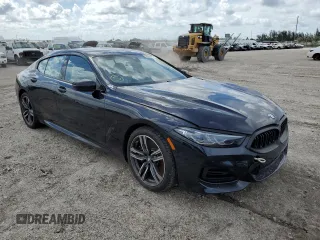 2023 BMW 8 Series 840i with VIN WBAGV2C00PCM91926, listed as a Copart auction lot 59285464 with 1,377 mi miles and Non Repairable. Bid and sale history available at carsss.com. Image 4.