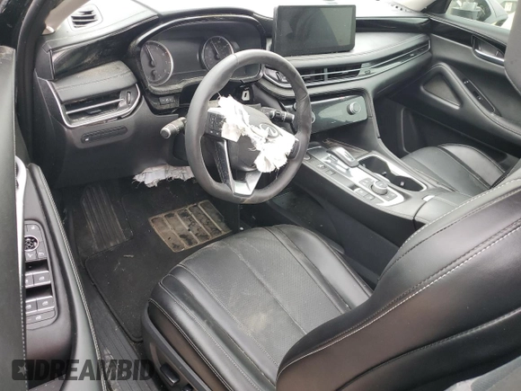 2024 Infiniti QX60 Pure with VIN 5N1DL1ES4RC340221, listed as a Copart auction lot 50804655 with 7,429 mi miles and Salvage title. Bid and sale history available at DreamBid. Image 8.