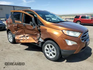 2018 Ford EcoSport SE z VIN MAJ6P1UL5JC197091, wystawiony jako Copart lot #56600885 z przebiegiem 38 959 mil mil oraz Szkoda całkowita • Salvage title. Historia ofert i sprzedaży dostępna na DreamBid. Obrazek 4.