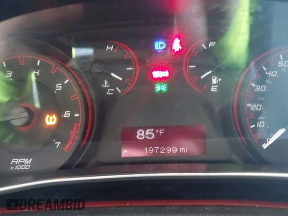 2016 Dodge Dart SXT Sport with VIN 1C3CDFFA0GD820431, listed as a IAAI auction lot 42205718 with 197,299 mi miles. Bid and sale history available at carsss.com. Image 7.