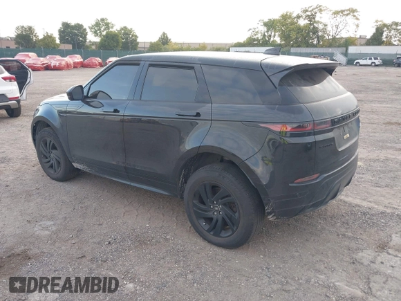 2021 Land Rover Range Rover Evoque R-Dynamic S with VIN SALZT2FX3MH123256, listed as a IAAI auction lot 40353026 with 1 mi miles. Bid and sale history available at carsss.com. Image 3.