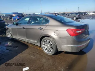 2014 Kia Cadenza Premium with VIN KNALN4D72E5164290, listed as a Copart auction lot 46880435 with Not Provided miles and Salvage Title. Bid and sale history available at DreamBid. Image 2.
