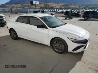 2024 Hyundai Elantra SEL with VIN KMHLM4DG4RU647339, listed as a Copart auction lot 61629065 with 37,322 mi miles and Salvage title. Bid and sale history available at DreamBid. Image 4.