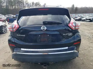 2017 Nissan Murano SL with VIN 5N1AZ2MH2HN169341, listed as a Copart auction lot 47992725 with 50,654 mi miles and Salvage Title. Bid and sale history available at carsss.com. Image 6.
